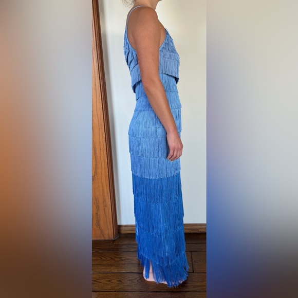 Significant Other Ola Dress: one shoulder fringe dress - Picture 6 of 7